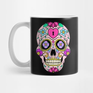 Sugar Skull tattoo Pink Mug